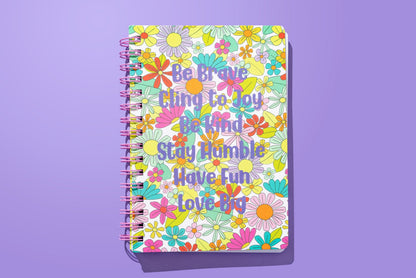 Be Brave Spiral Notebook