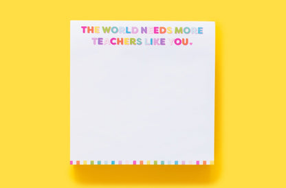 Best Teacher Ever Sticky Reminder Pad