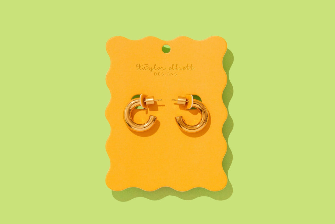 Terry Gold Small Hoop
