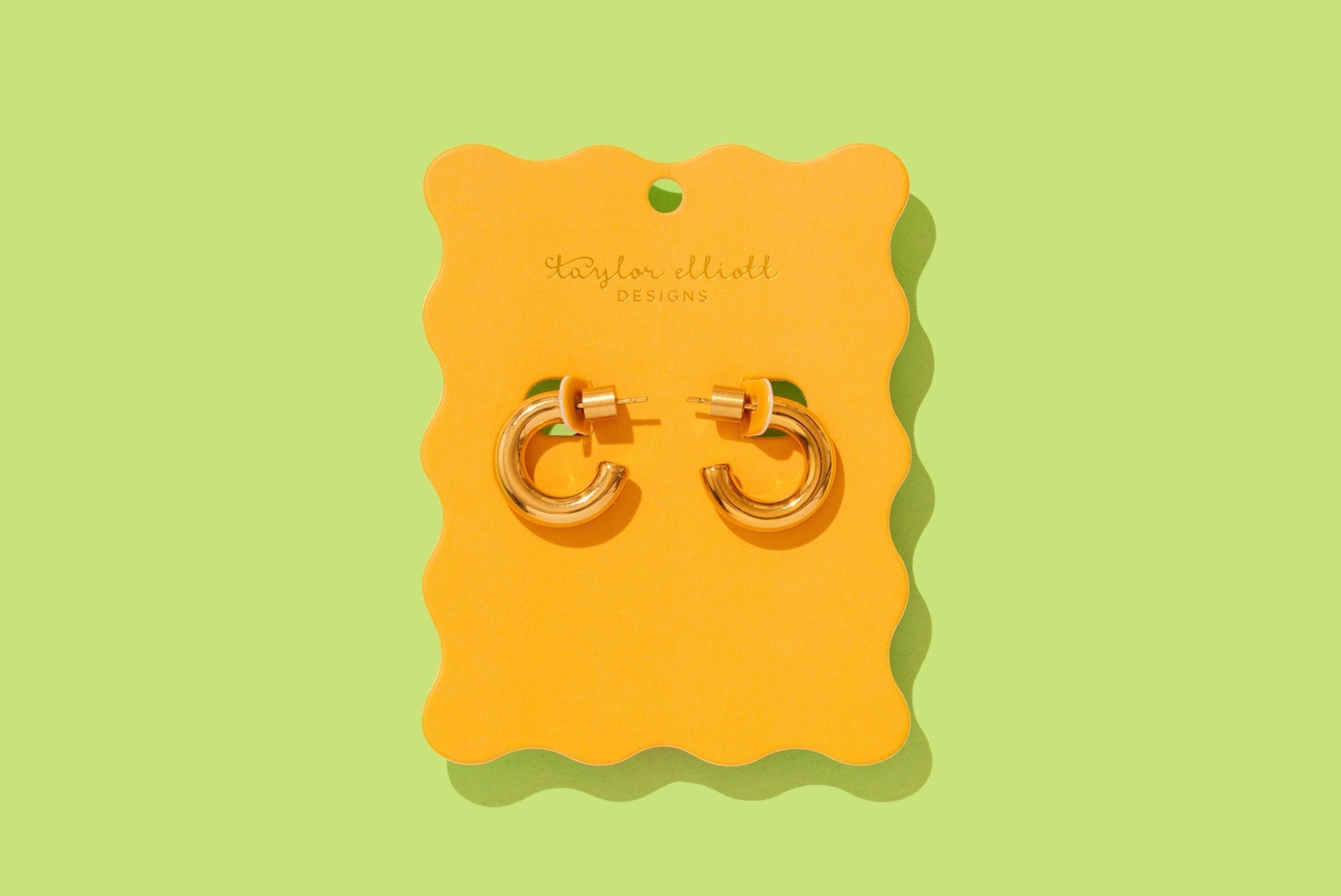 Terry Gold Small Hoop