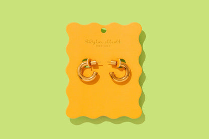 Terry Gold Small Hoop