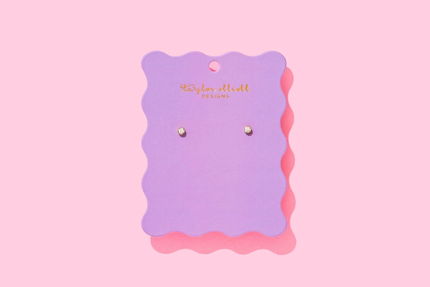 Maren Bezel Small Stud