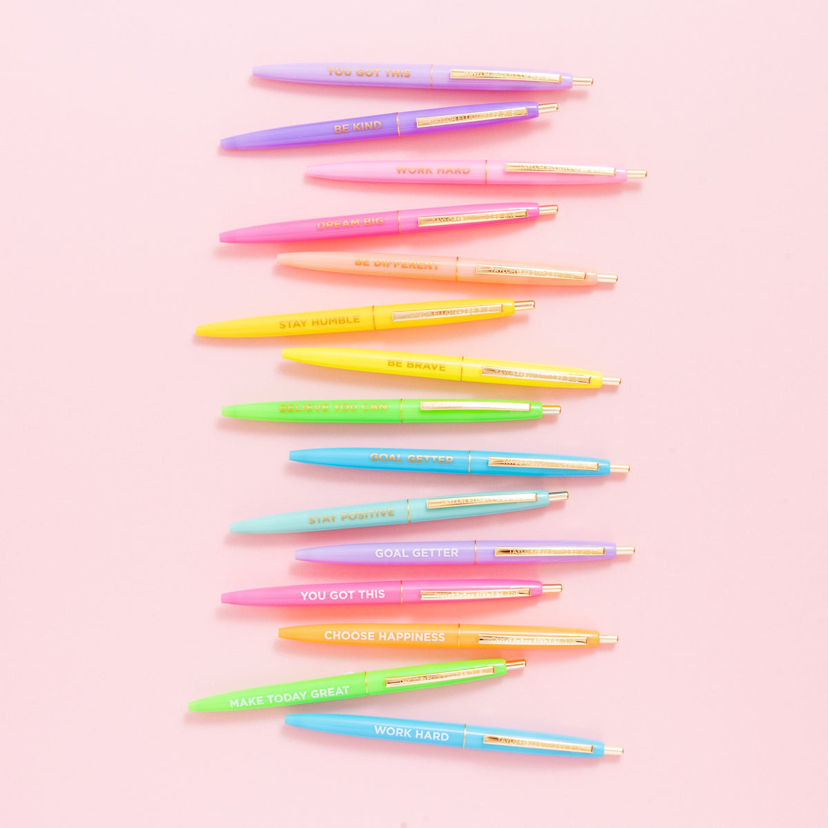 Set of 10 Motivational Pens
