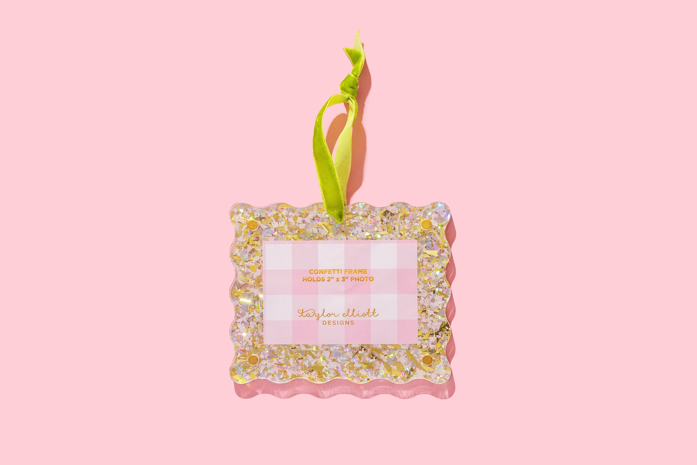 Confetti Frame Ornaments