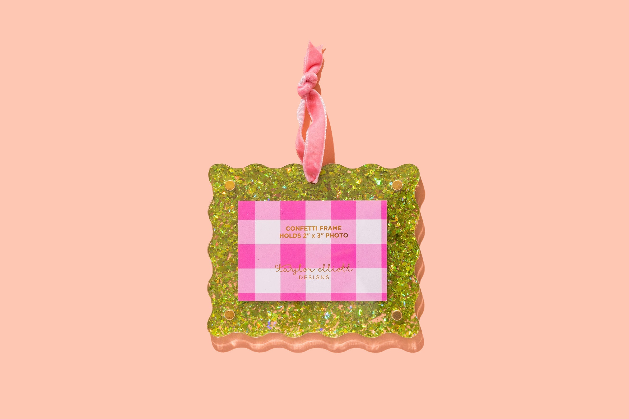 Confetti Frame Ornaments