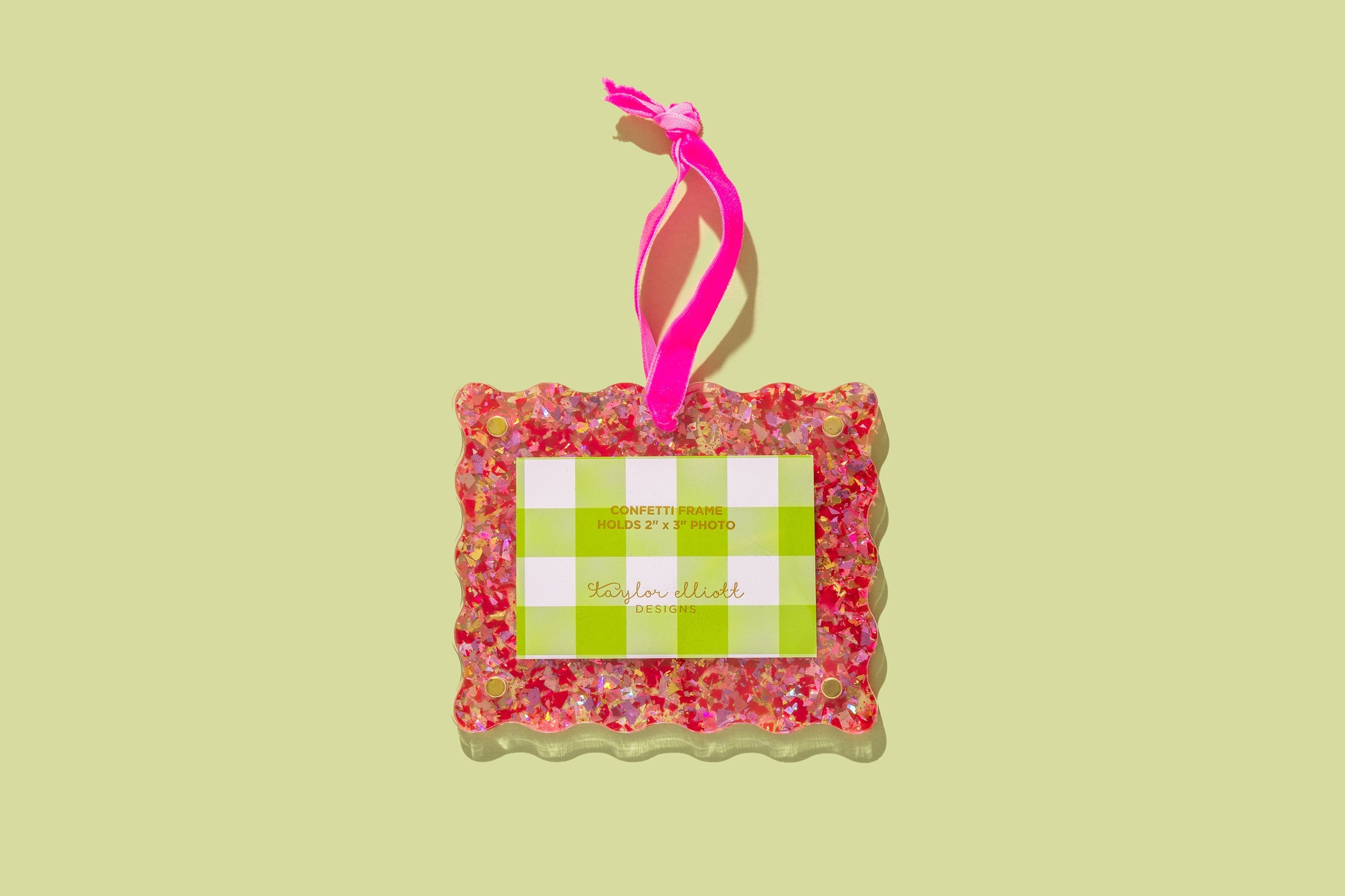 Confetti Frame Ornaments