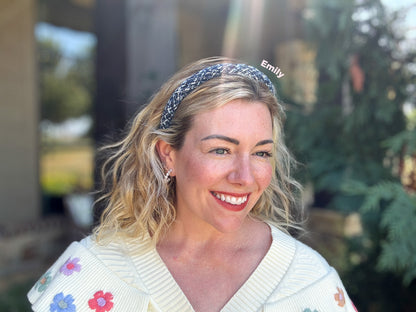 Tweed Headbands Thin (5 Colors)