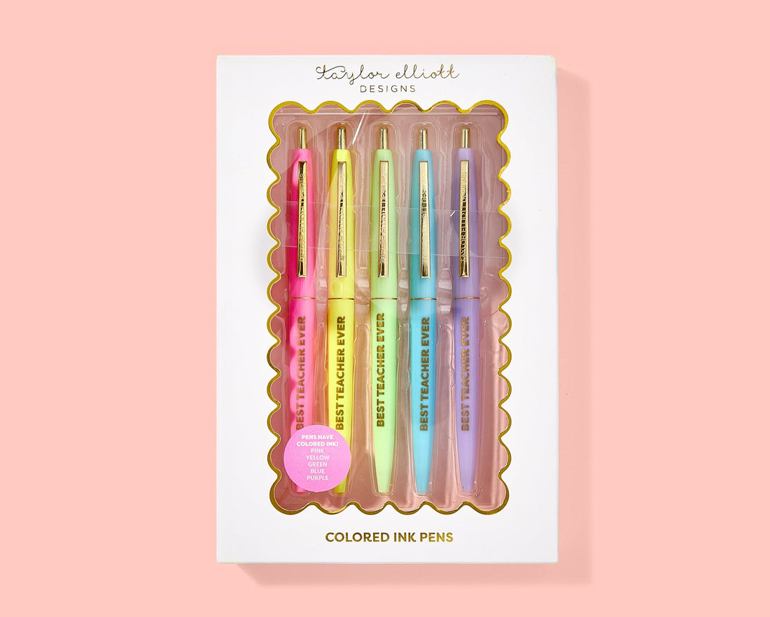 Best Teacher Ever Pen Set