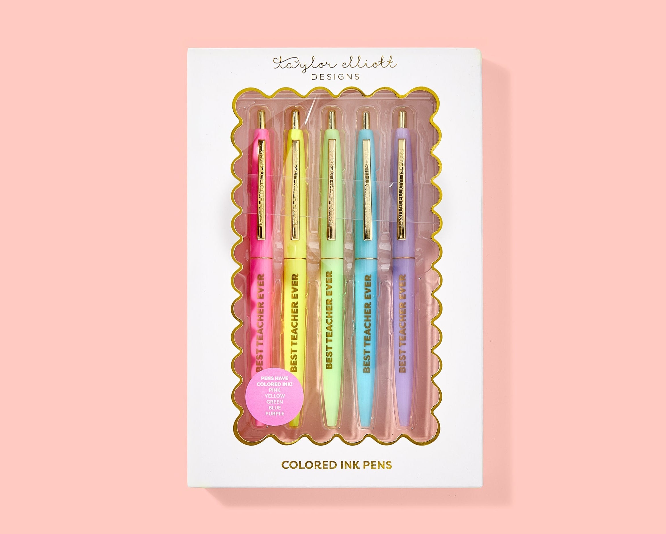 Best Teacher Ever Pen Set