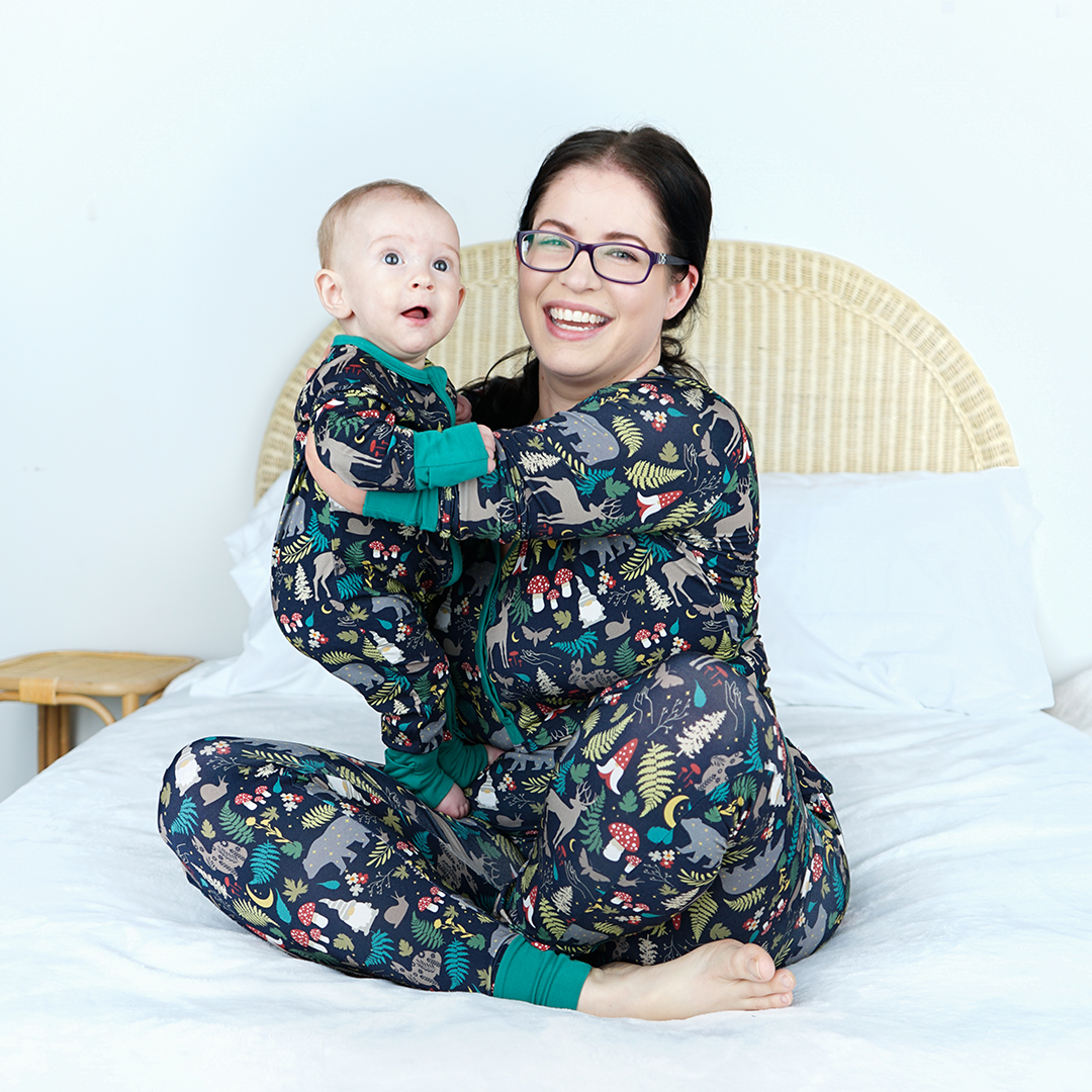 Woodland Forest Bamboo Infant Pajamas