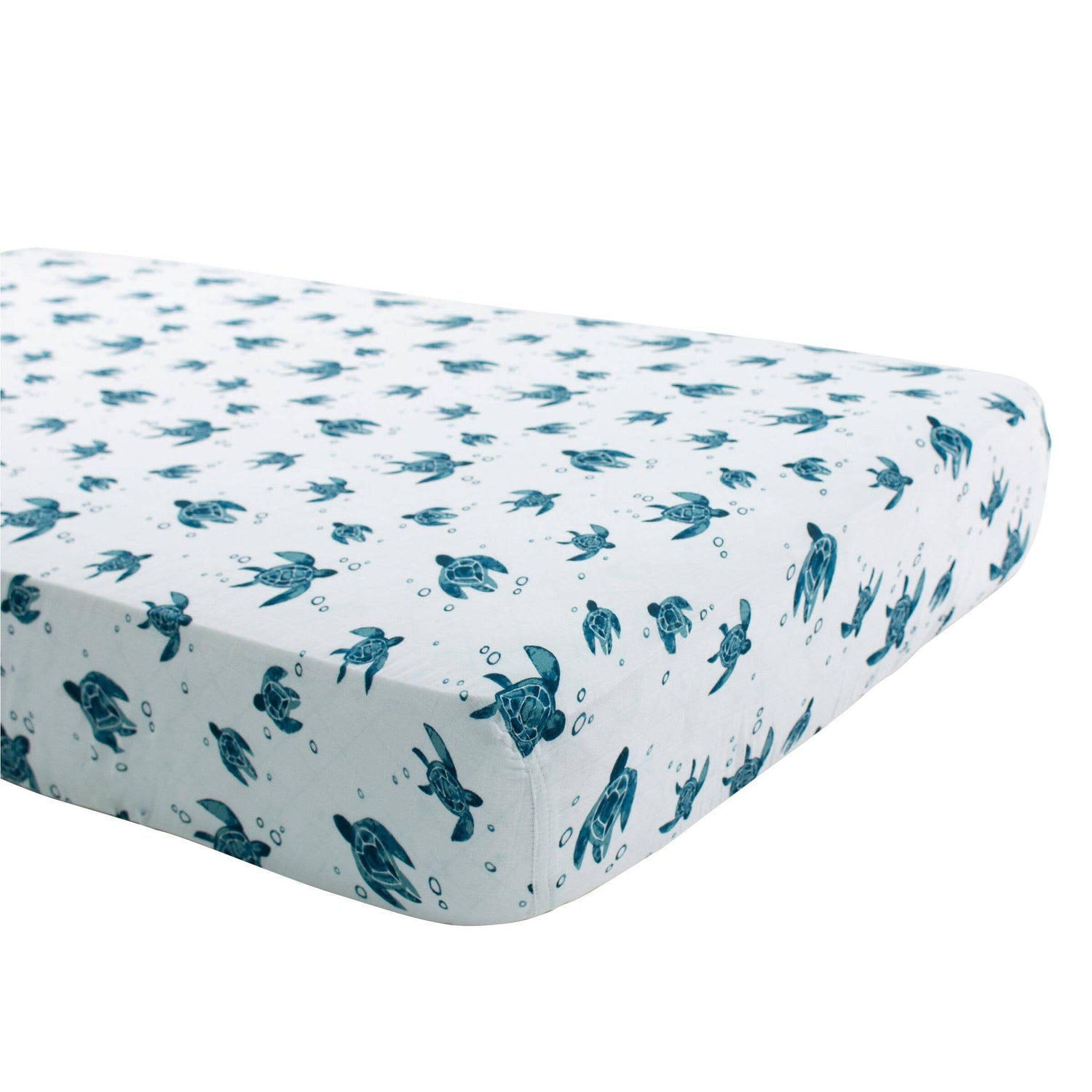 Sea Turtles Oh-So-Soft Muslin Crib Sheet