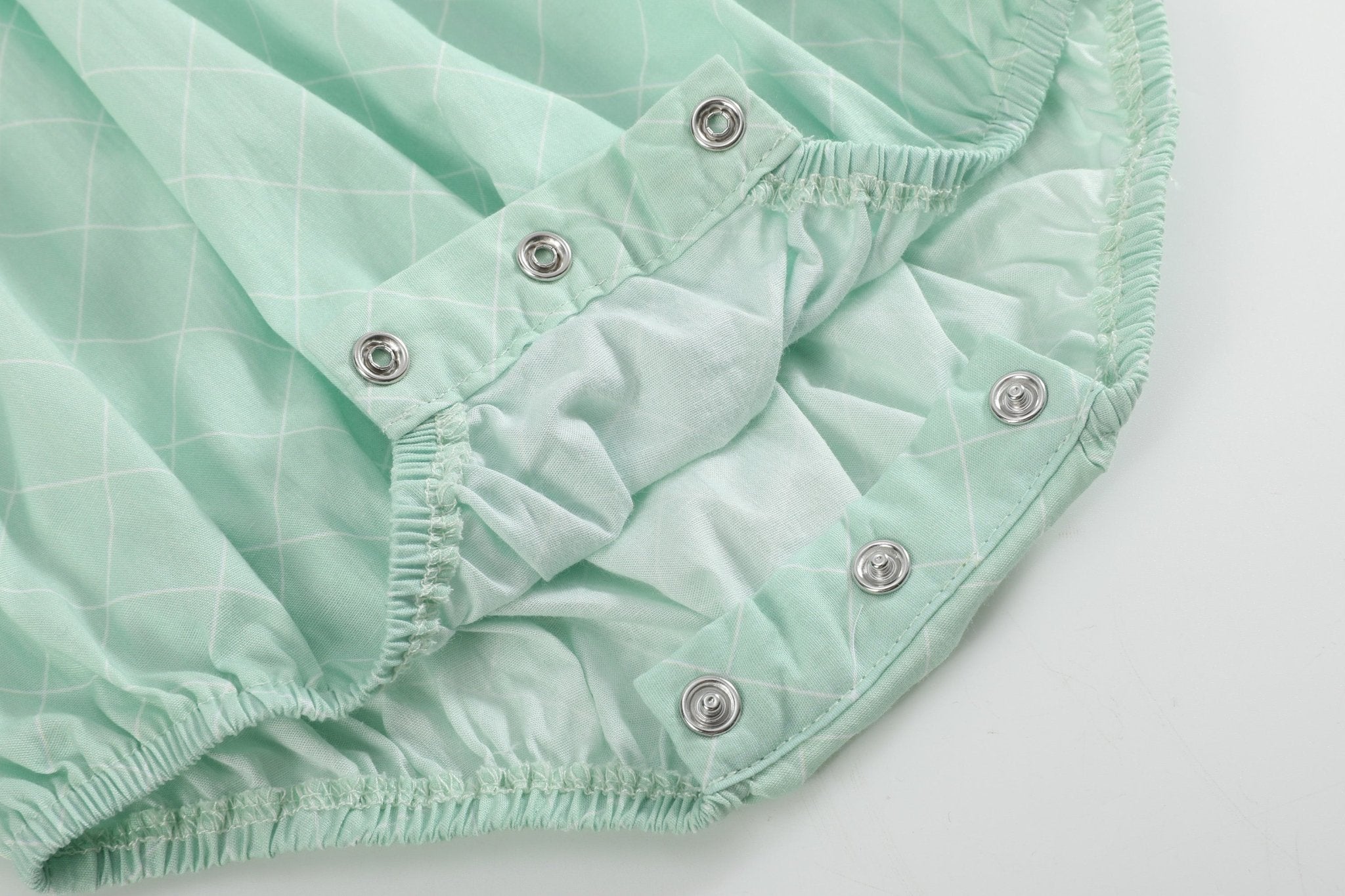 Aqua Daisy Smocked Romper