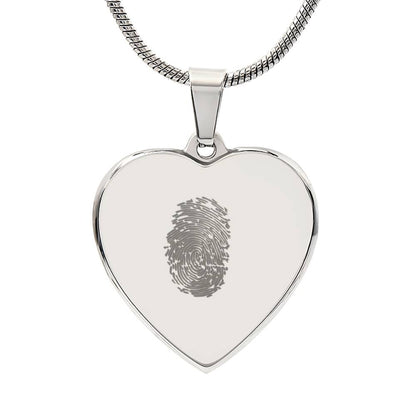 Fingerprint Jewelry, Fingerprint Necklace, Handwriting Jewelry Necklace, Fingerprint Pendant - Gathering Littles