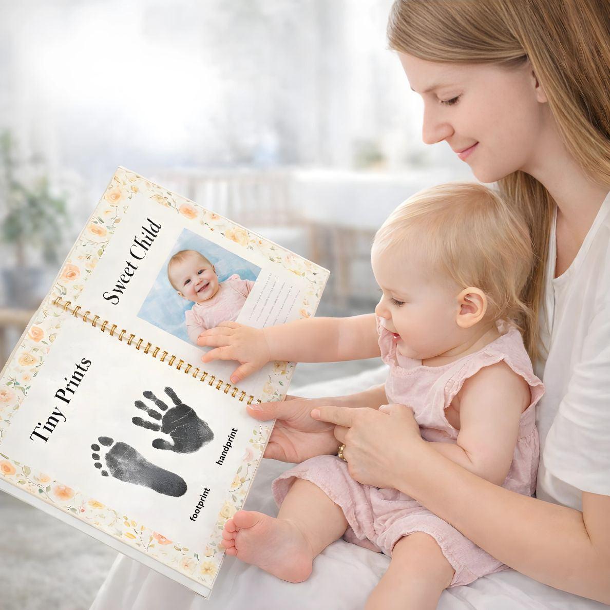 Mess-Free Baby Handprint &amp; Footprint Keepsake Kit - 4-Pack