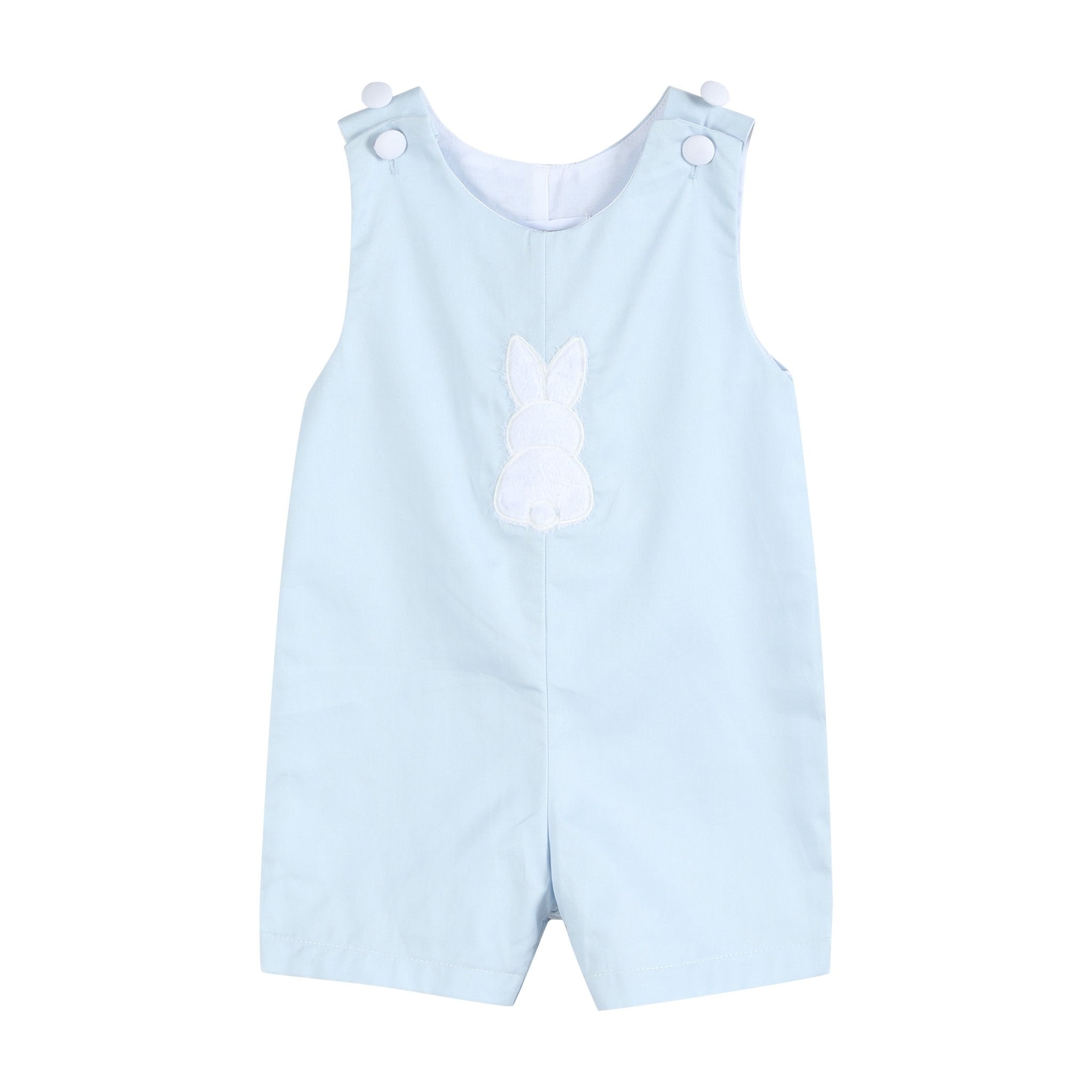 Blue Fuzzy Bunny Overalls