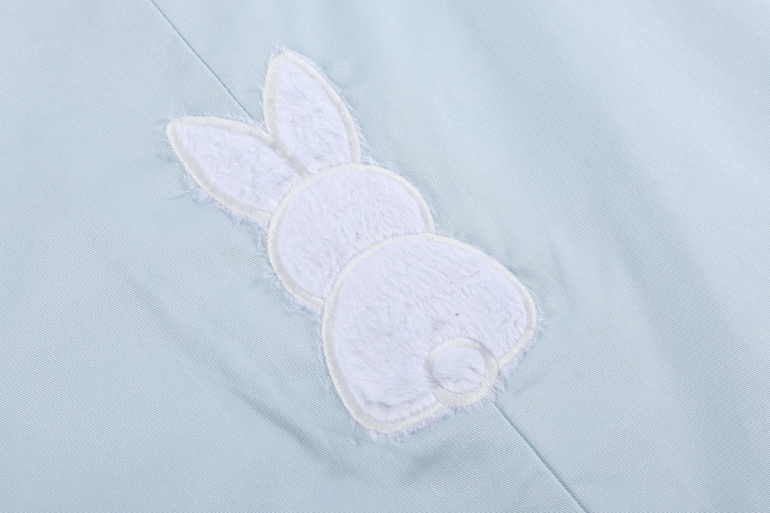 Blue Fuzzy Bunny Overalls
