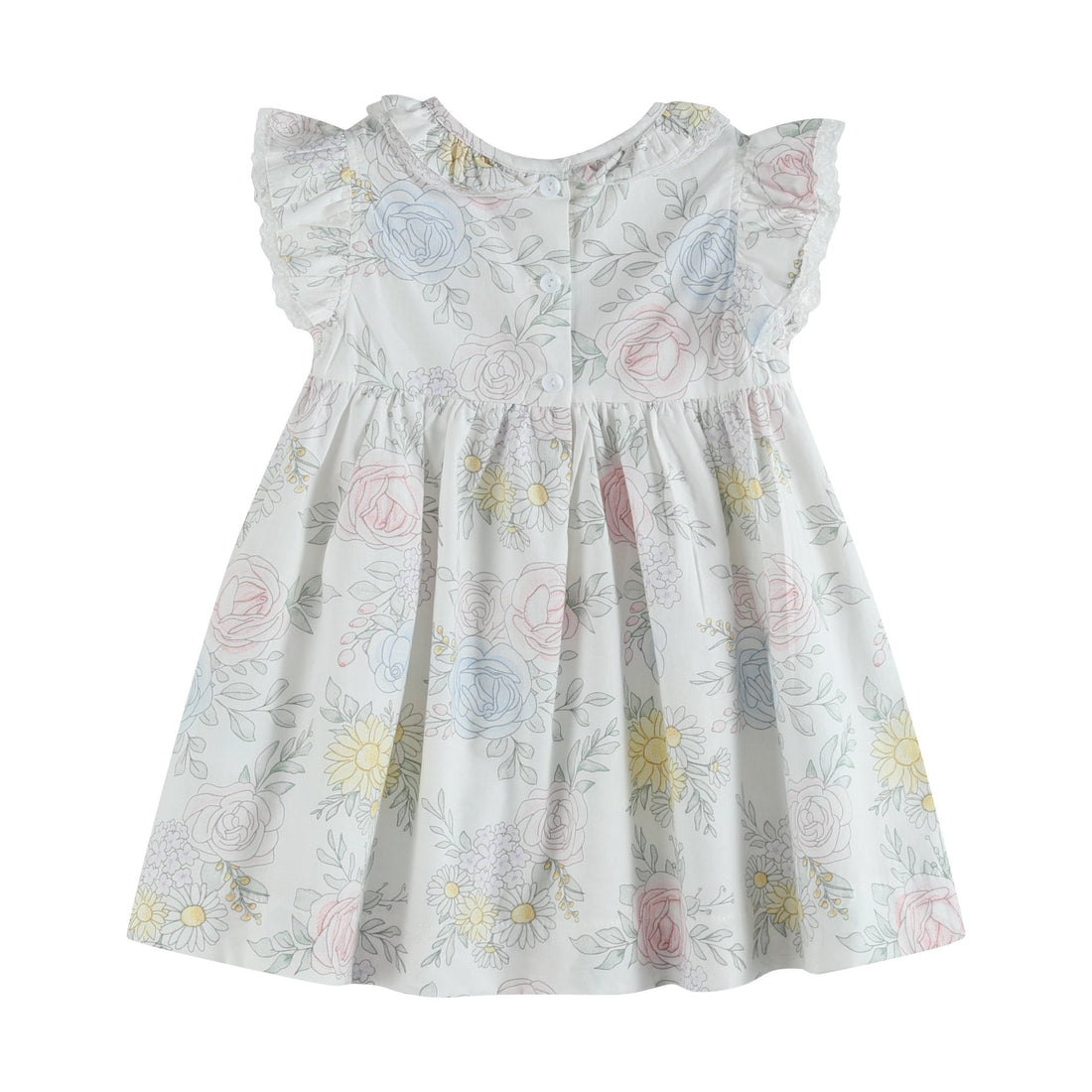 Bouquet Floral Ruffle Dress