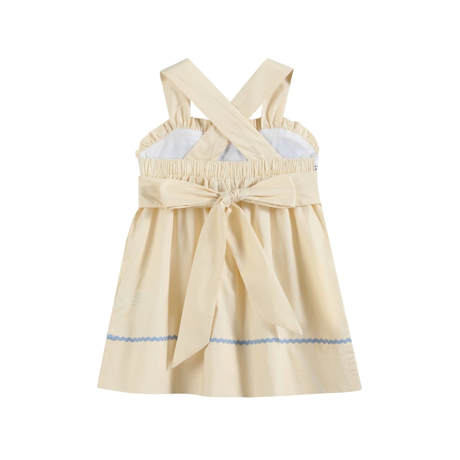 Buttercream Yellow Whale Smocked Dress