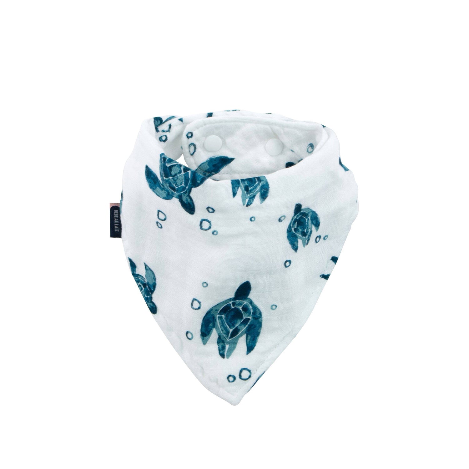 Sea Turtle Soft Muslin Bandana Baby Bib