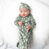 Cactus Bamboo Newborn Gown and Hat Baby Gift Set - Gathering Littles