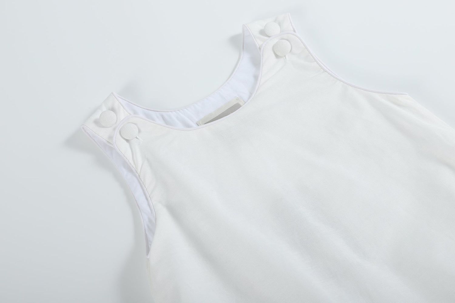 Classic White Bubble Romper
