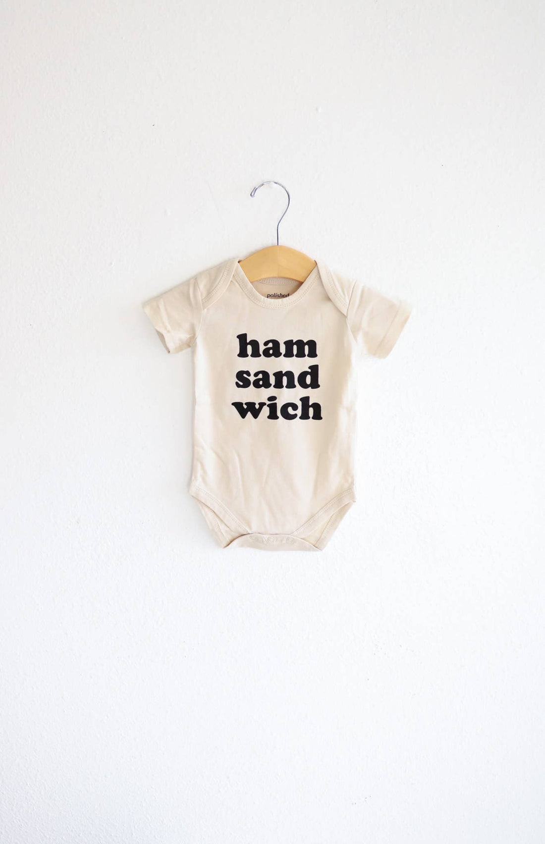 Ham Sandwich, Organic Cotton New Baby Clothes, One-Piece,