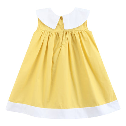 Golden Wheat Pumpkin Collared Dress