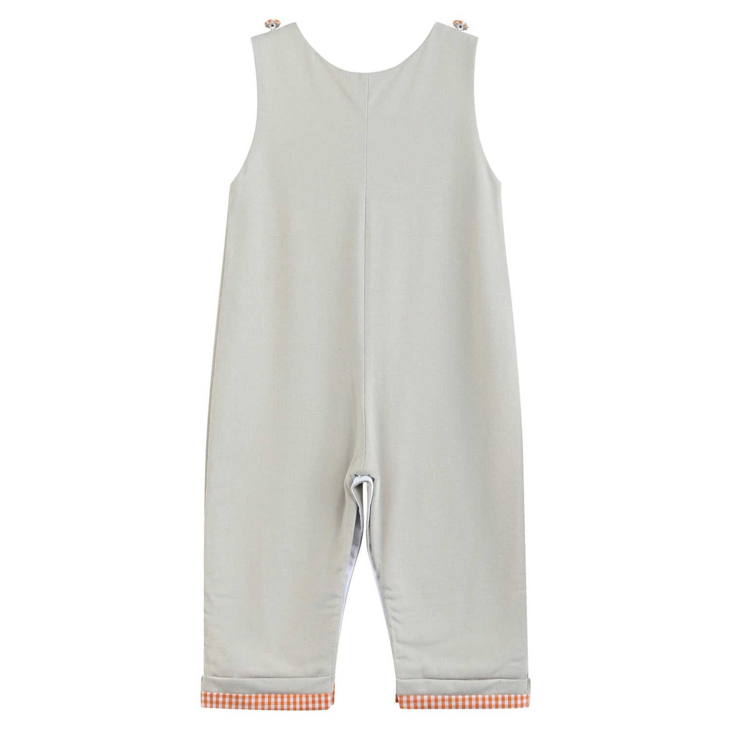 Gray Boo Applique Longalls