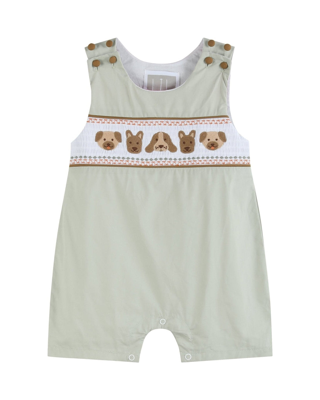 Green Dog Smocked Jon Jon