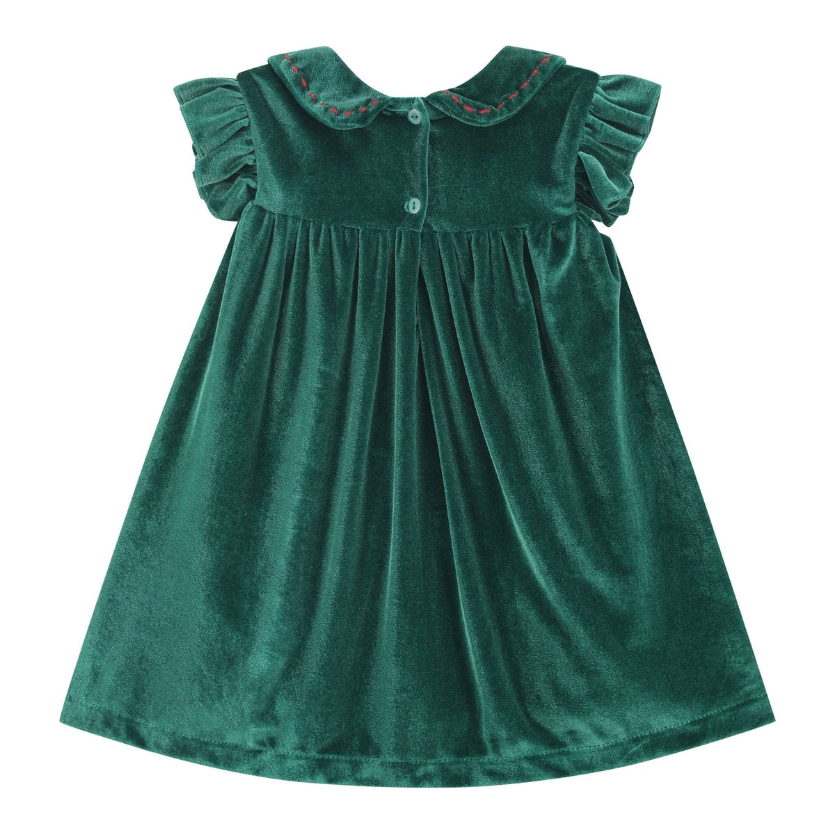 Green Velvet Holiday Dress