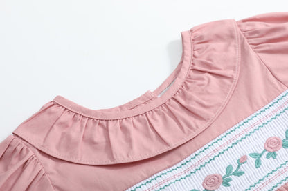Heirloom Rose Ruffle Smocked Playsuit