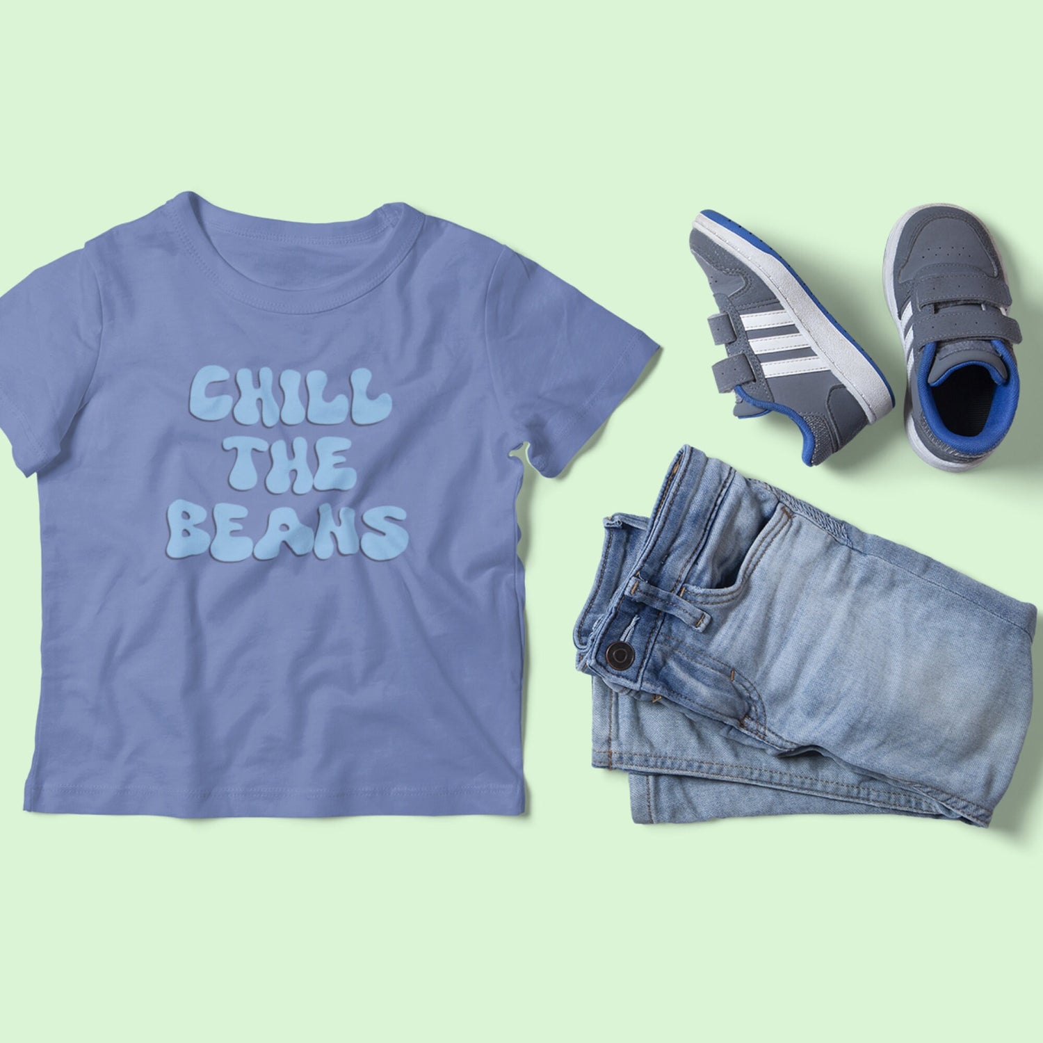 chill the beans bluey shirt