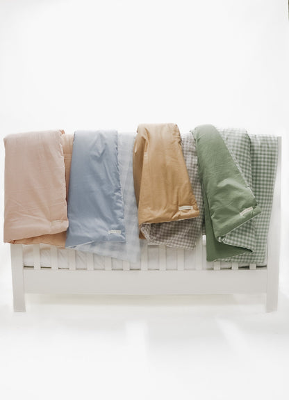 Ivy Gingham Quilted Blanket