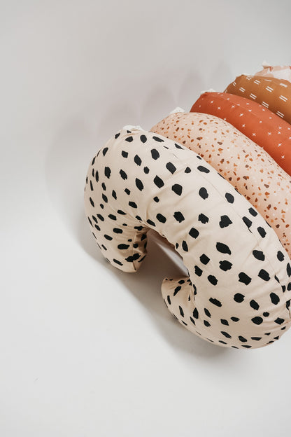 Beige Black Marks Sahara Nursing Pillow Cover