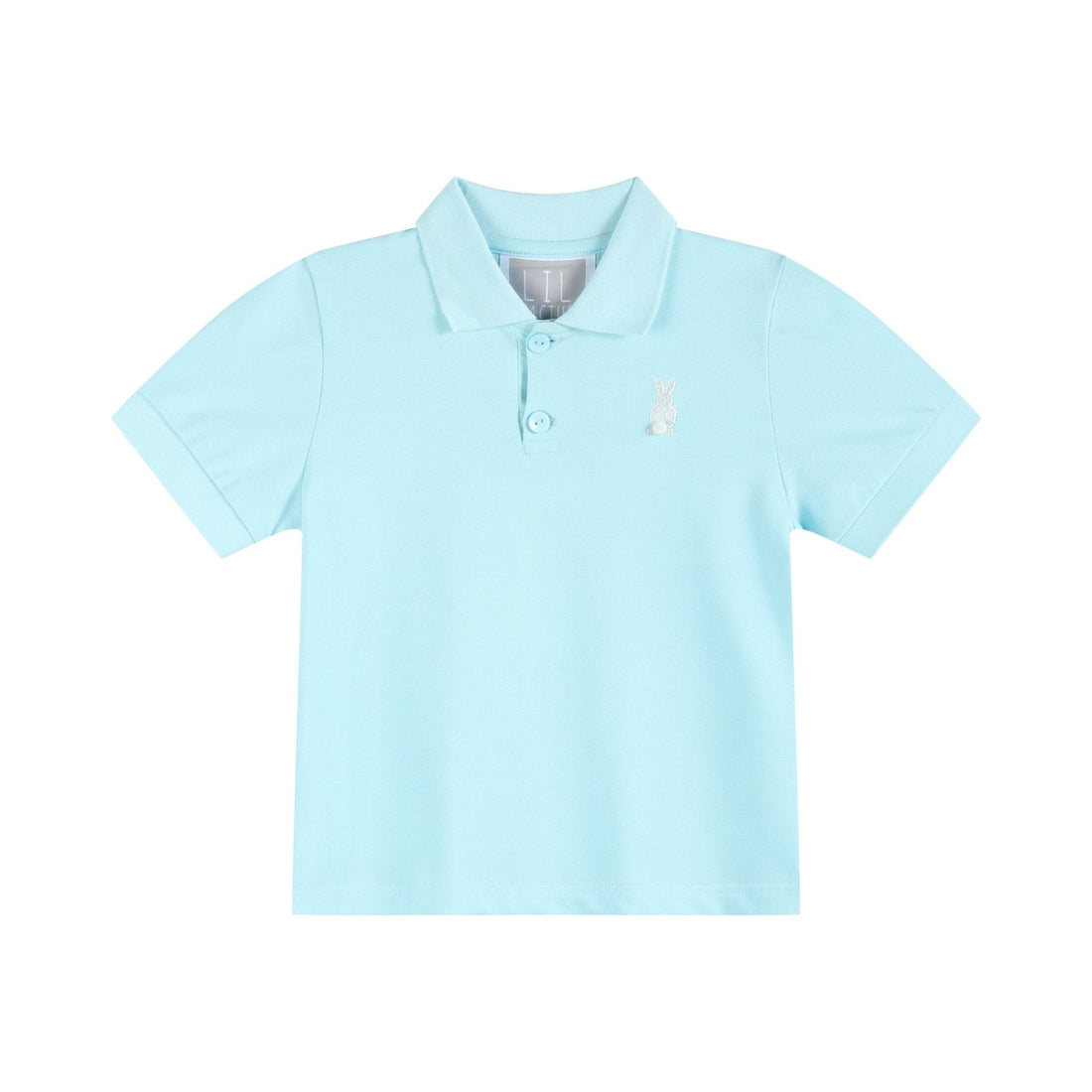 Light Blue Easter Bunny Polo Shirt