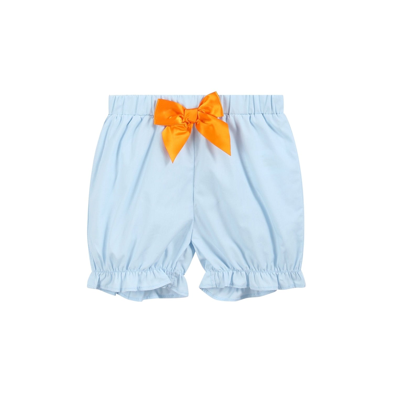 Light Blue Pumpkin Vine Smocked Dress and Bloomers