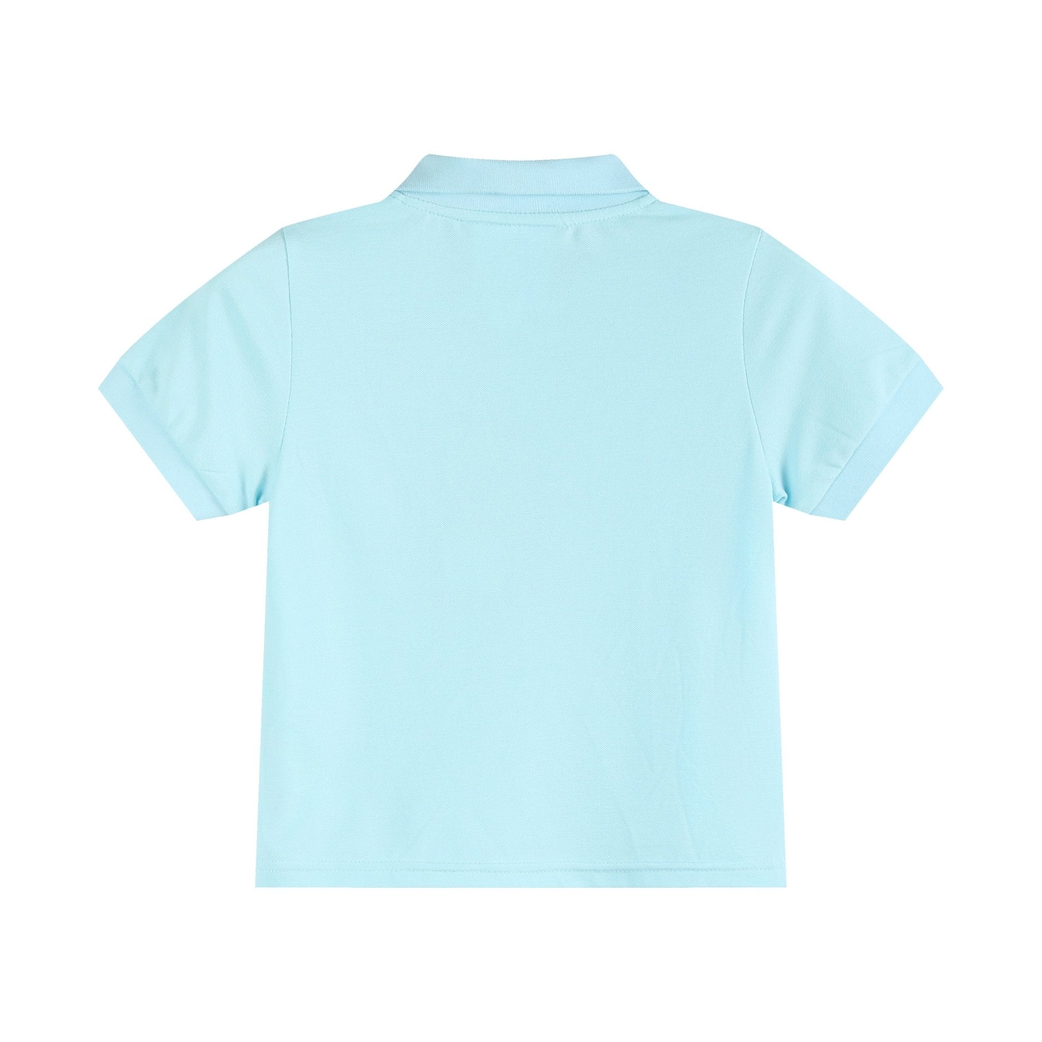 Light Blue Santa Polo Shirt