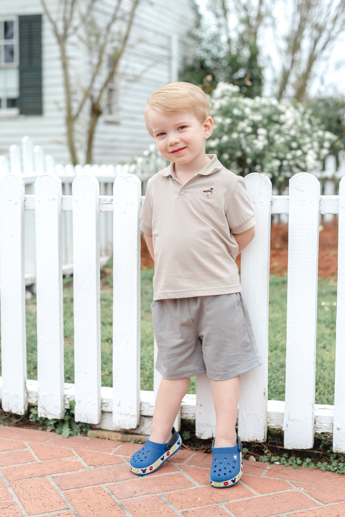 Light Brown Mallard Golf Polo Shirt
