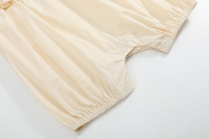 Light Yellow Ruffle Jumper Romper