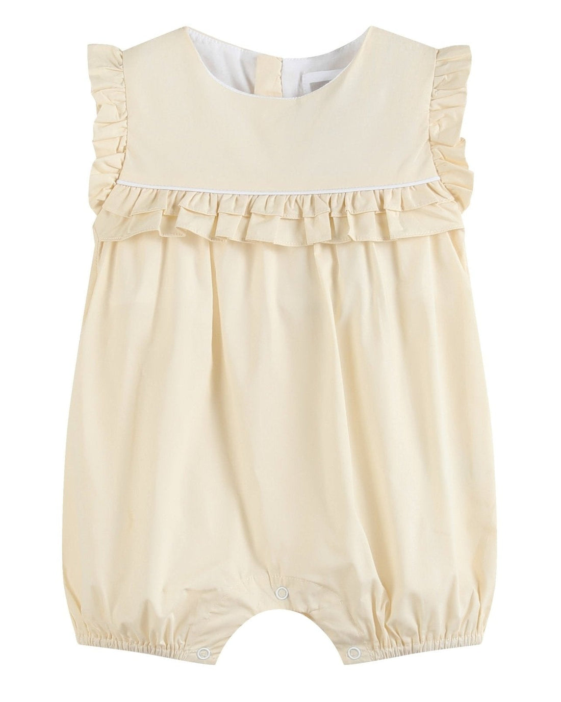 Light Yellow Ruffle Jumper Romper