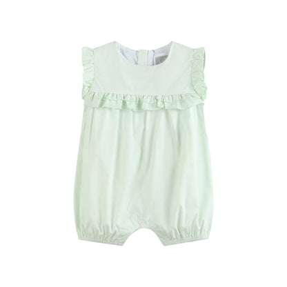 Mint Green Ruffle Jumper Romper
