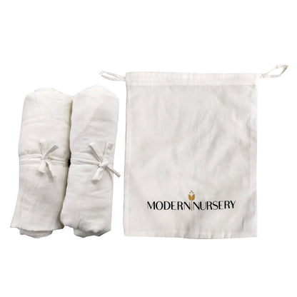 Organic Muslin Crib Sheets (Set of 2)