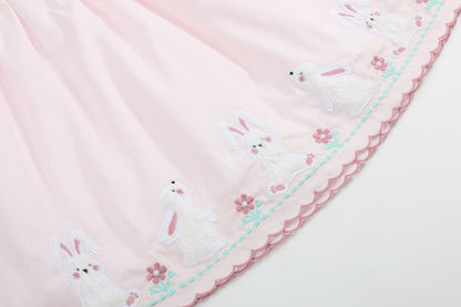 Pink Fuzzy Bunnies Dress