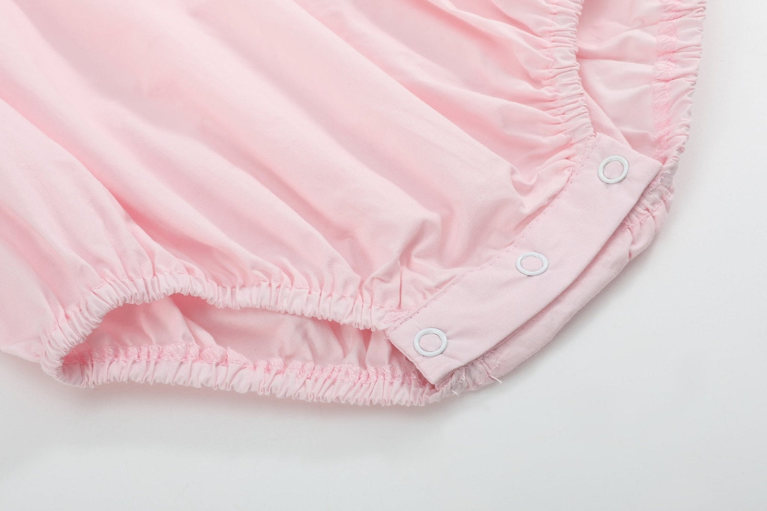 Pink Strawberry Vine Smocked Romper