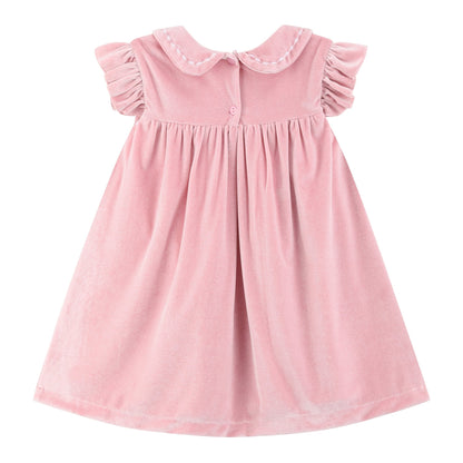 Pink Velvet Holiday Dress