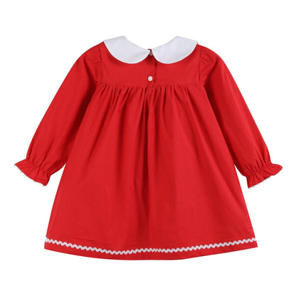 Red Ruffle Christmas Tree Dress