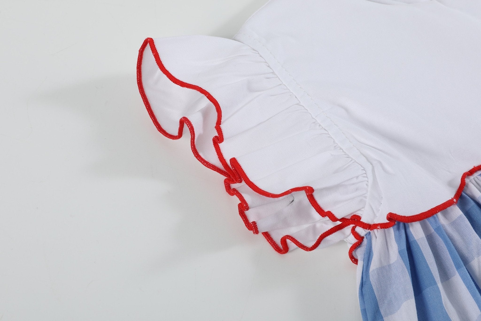 Red, White and Blue Flutter Dress