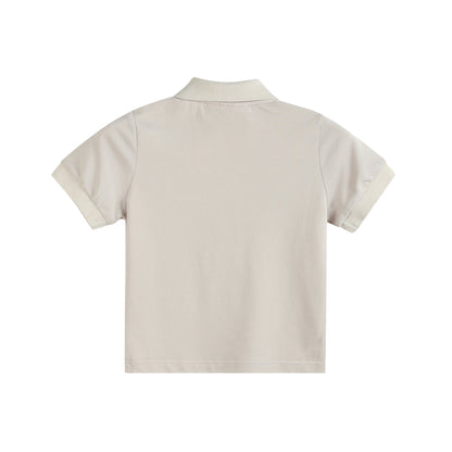 Sand Beige Tractor Polo Golf Shirt