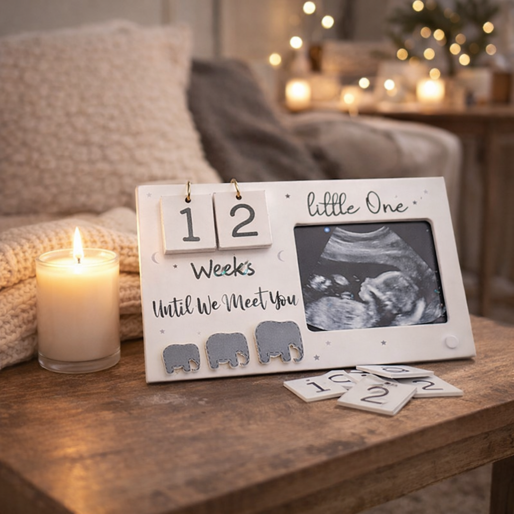 Pregnancy Gift Ultrasound Frame with Weekly Countdown