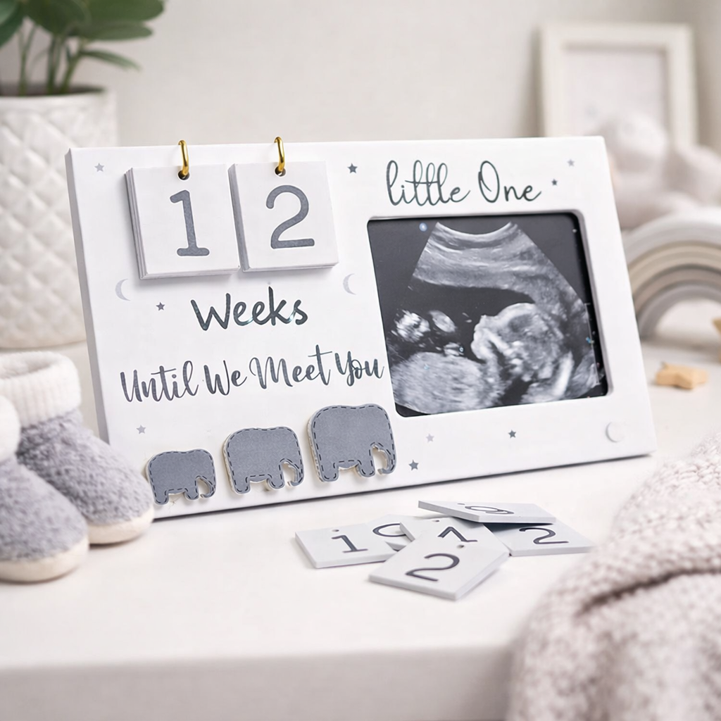 Pregnancy Gift Ultrasound Frame with Weekly Countdown
